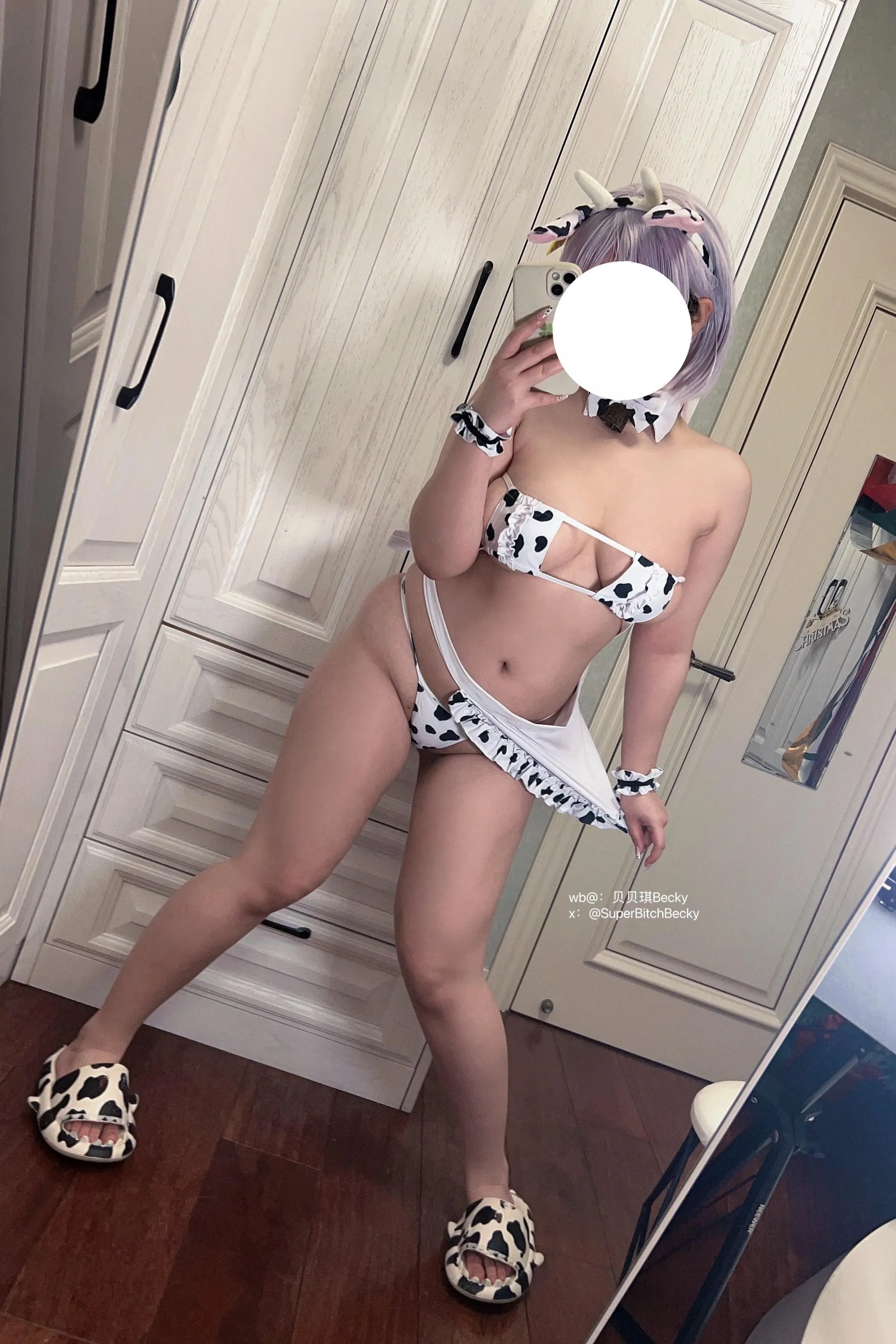 贝贝琪Becky – NO.004 塞西莉亚奶牛装 [31P]插图5